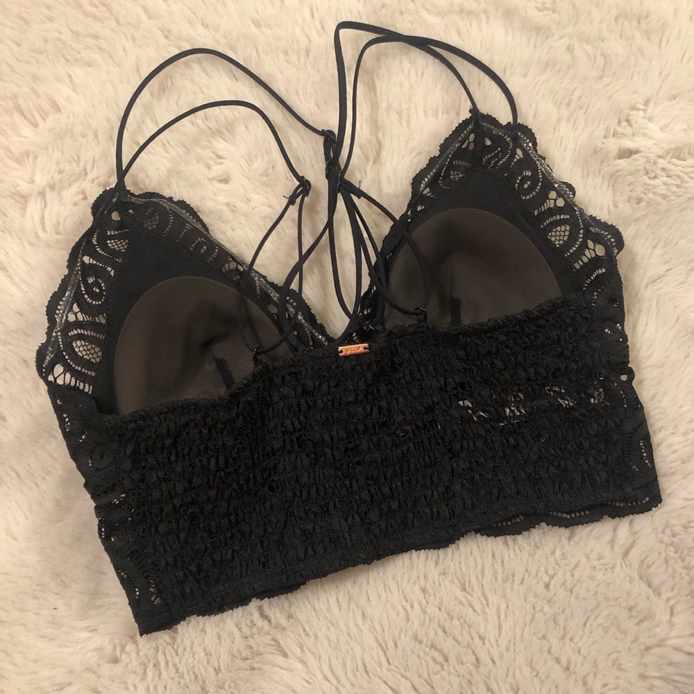 VS Pink Lace Strappy Bralette - Picture 3 of 5